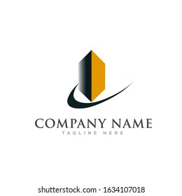 Building logo, Architect Construction Idea, property and office, vector illustration logo template