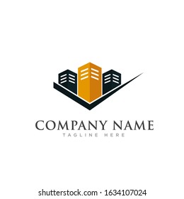 Building logo, Architect Construction Idea, property and office, vector illustration logo template