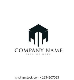 Building logo, Architect Construction Idea, property and office, vector illustration logo template