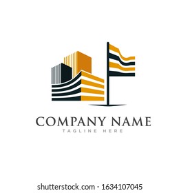 Building logo, Architect Construction Idea, property and office, vector illustration logo template