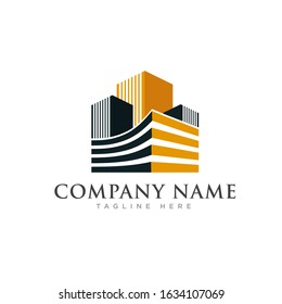 Building logo, Architect Construction Idea, property and office, vector illustration logo template