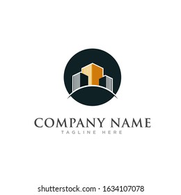 Building logo, Architect Construction Idea, property and office, vector illustration logo template