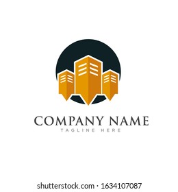 Building logo, Architect Construction Idea, property and office, vector illustration logo template