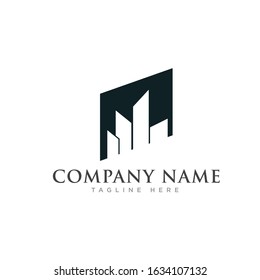 Building logo, Architect Construction Idea, property and office, vector illustration logo template