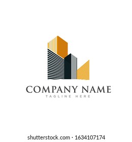 Building logo, Architect Construction Idea, property and office, vector illustration logo template