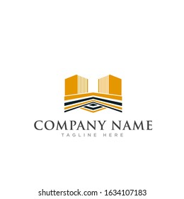 Building logo, Architect Construction Idea, property and office, vector illustration logo template