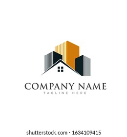 Building logo, Architect Construction Idea, property and office, vector illustration logo template