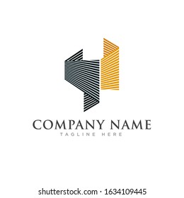 Building logo, Architect Construction Idea, property and office, vector illustration logo template