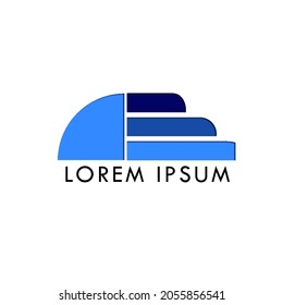 Logo de construcción, Idea de construcción de arquitectos, propiedad y oficina.