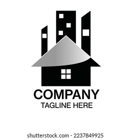 Building logo, Architect Construction Idea, vector illustration logo template