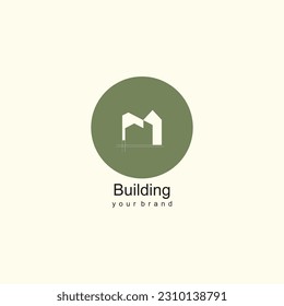 Building logo by combining two image objects