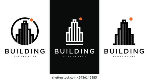 Building logo collection. Premium Vector
