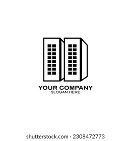 building logo, complex logo, real estate logo, perfect for mascot, icon, etc.