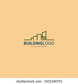 Building Logo Conceptual Simple Design