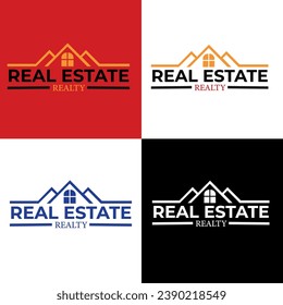 Building logo for a construction company, printing with modern concept Premium Vector,Elegant minimal line art Building logo. This logo icon incorporate with abstract rectangle shape in the creative 