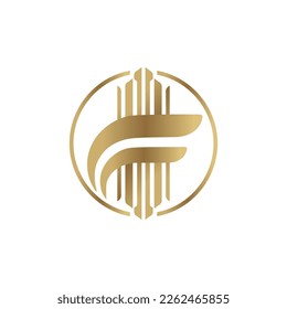 building logo construction logo gold color construction symbol design, graphic, minimalist.logo