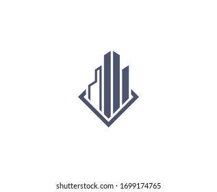 Building logo corporate vector city business 