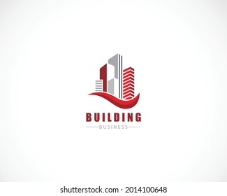 building logo creative architect city real estate logo