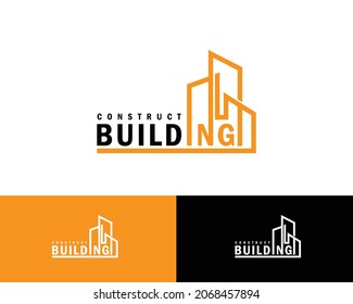 Building Logo Creative Line Art Sign Stock Vector (Royalty Free ...