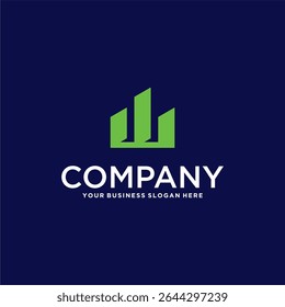 building logo design with apartment