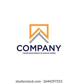 building logo design with apartment