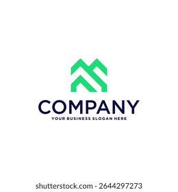 building logo design with apartment