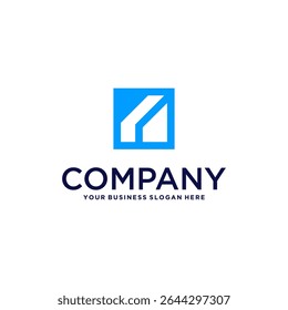 Diseño de logotipo de edificio con apartamento