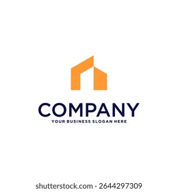 building logo design with apartment