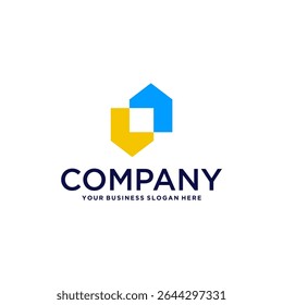 building logo design with apartment