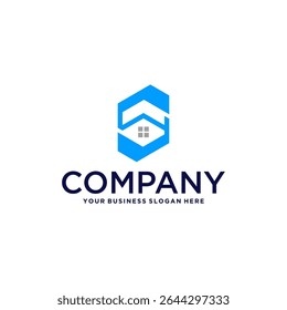 building logo design with apartment