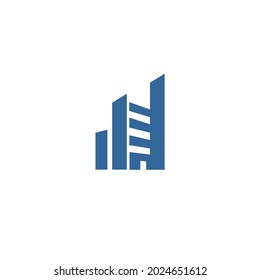 Building logo design, architect, modern minimalist construction