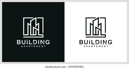 Building logo design architecture inspiration, Vector illustration