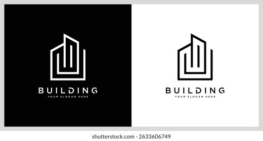 Building logo design architecture inspiration, Vector illustration