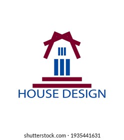 Plantilla de concepto de diseño del logotipo de construcción. Construcción de líneas de vector 