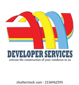 Building logo design construction. inspiring city building abstract logos modern.