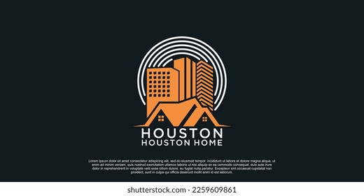 Building logo design with creative concept unique Premium Vector Part 5