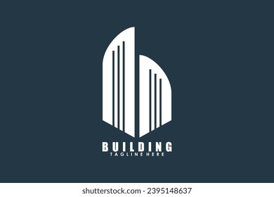 building logo design with creative concept