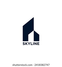 building logo design graphic template