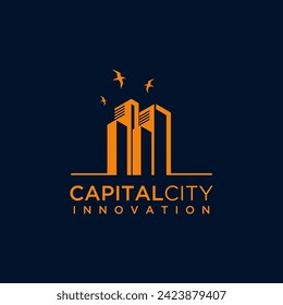building logo design graphic template