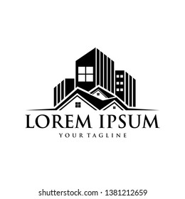 building logo design and home