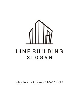 Building logo design icon template