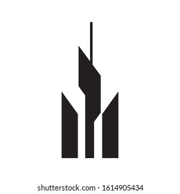 building logo design icon vector simple modern