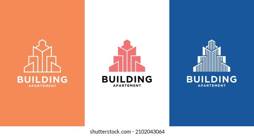 building logo design for industry, business and corporate identity