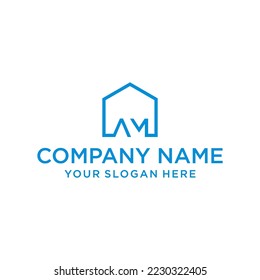 AM building logo design inspiration