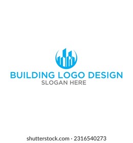 building logo design modern and simple