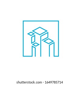 building logo design modern template