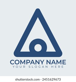Building logo design with negative space style real estate, architecture, construction