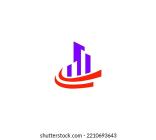 building logo design or real estate vector template
