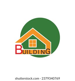 Diseño de logotipo de construcción concepto simple Vector Premium