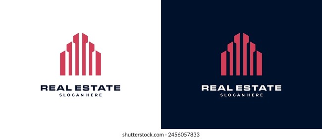 building logo design. Symbol for construction, apartment, architecture